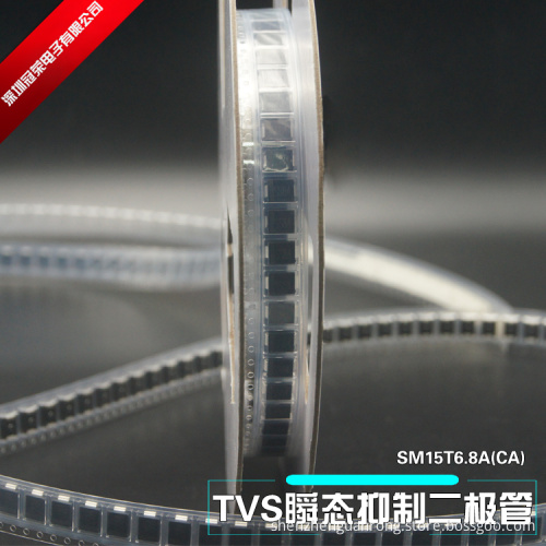 SM15T9.1A SM15T9.1CA Transient Voltage Suppressors SMC(DO-214AB) SUNMATE BRAND 1500W 9.1V Superia